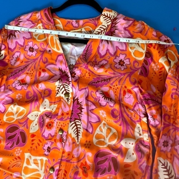 Alexis Button Down Caftan/Dress. Pristine Condition. Size M - Picture 2 of 7